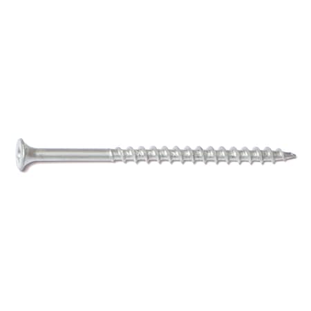 Midwest Fastener Deck Screw, #8 x 3 in, Steel, Flat Head, Square Drive, 30 PK 30706